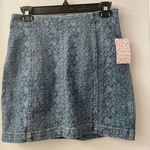 Free People Modern Femme Mini Skirt